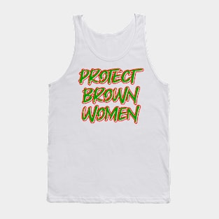 Protect Brown Women Tank Top